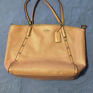 Coach Kelsey Studded Leather TubeRose Pink 35208